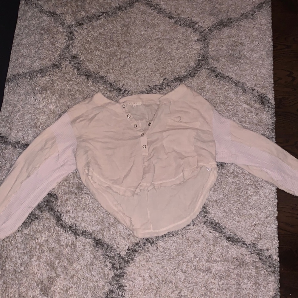 Crop beige sweater